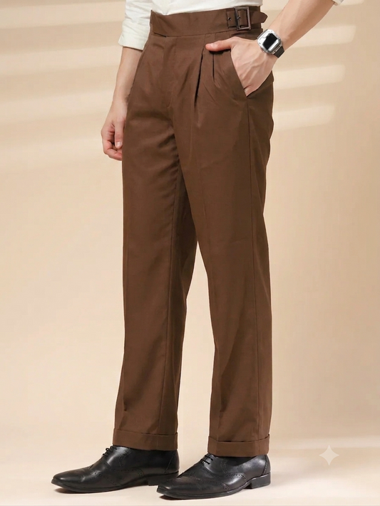 Brown Classic Gurkha Pant