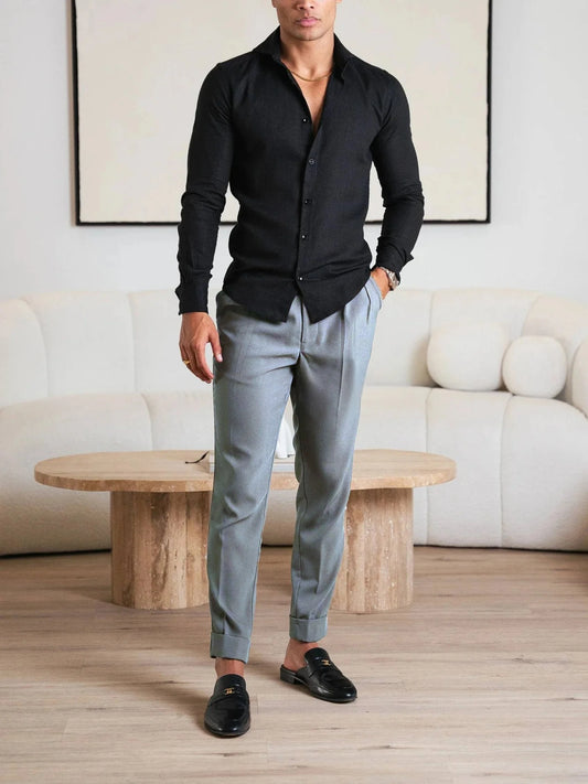 Ash Grey Signature Italian Gurkha Pant