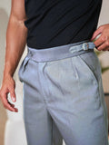 Ash Grey Signature Italian Gurkha Pant