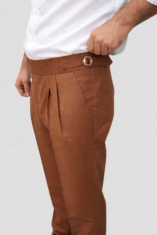 Brown Signature Italian Gurkha Pant