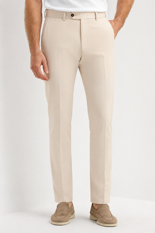 Beige Modern Formal Trouser from italianera