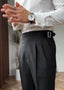 Black Classical Gurkha Pant by Italian Era