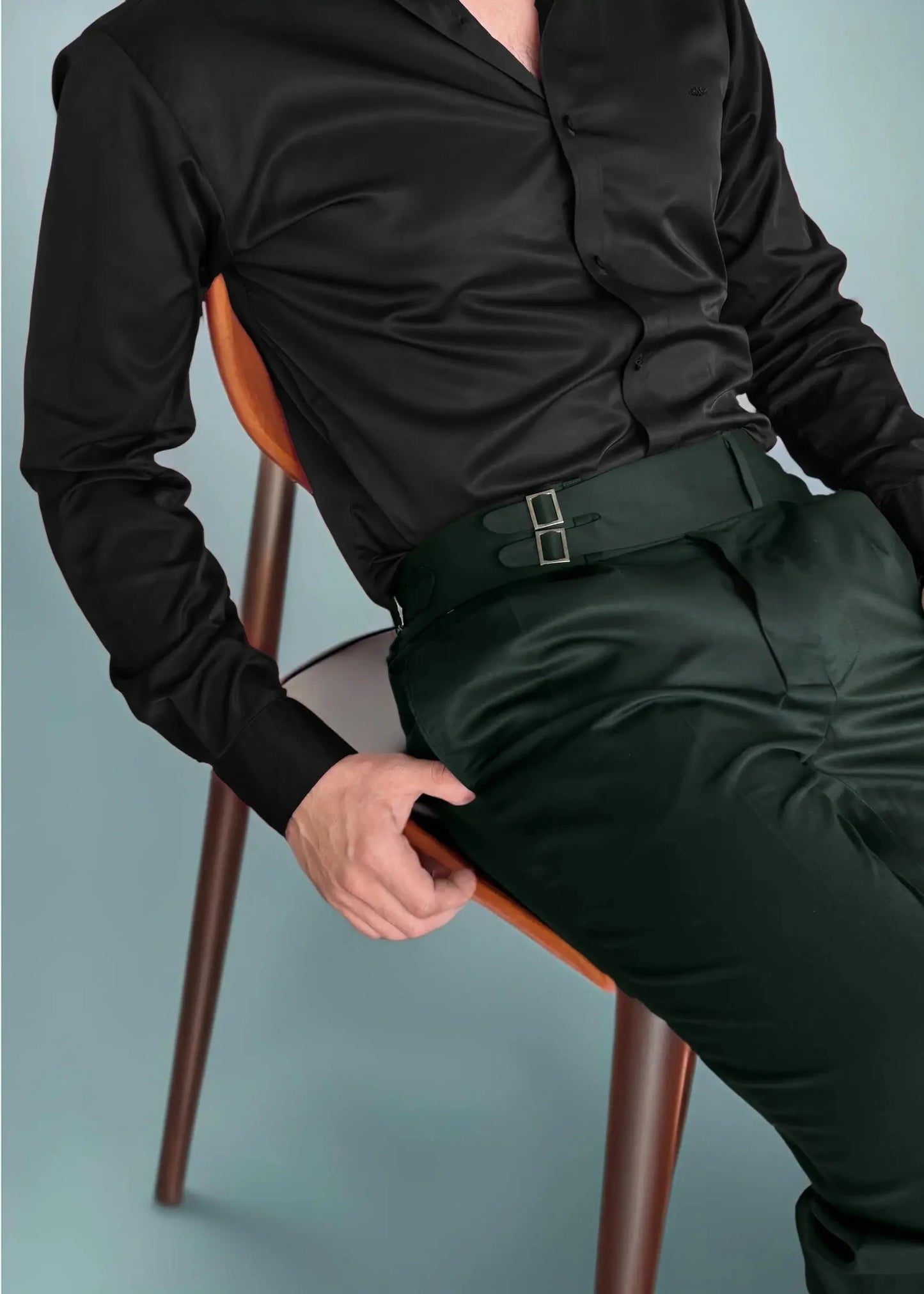 Classic Bottle Green Double Buckle Gurkha Pant