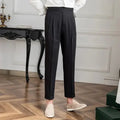 Classic Black Single Button Gurkha Pant By Italian Era