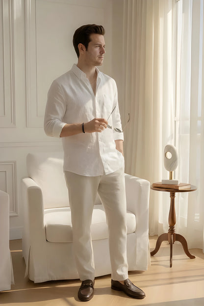 Old Money Classic Combo (White & Beige)