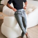 Ash grey gurkha pant