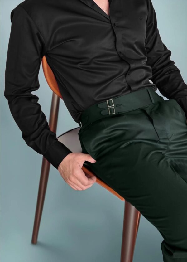 Classic Bottle Green Double Buckle Gurkha Pant