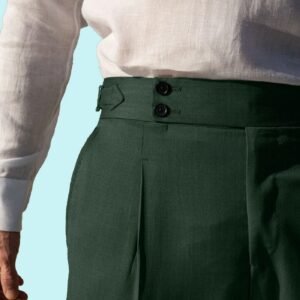 Bottle Green Gurkha Pant
