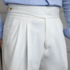 white gurkha pant